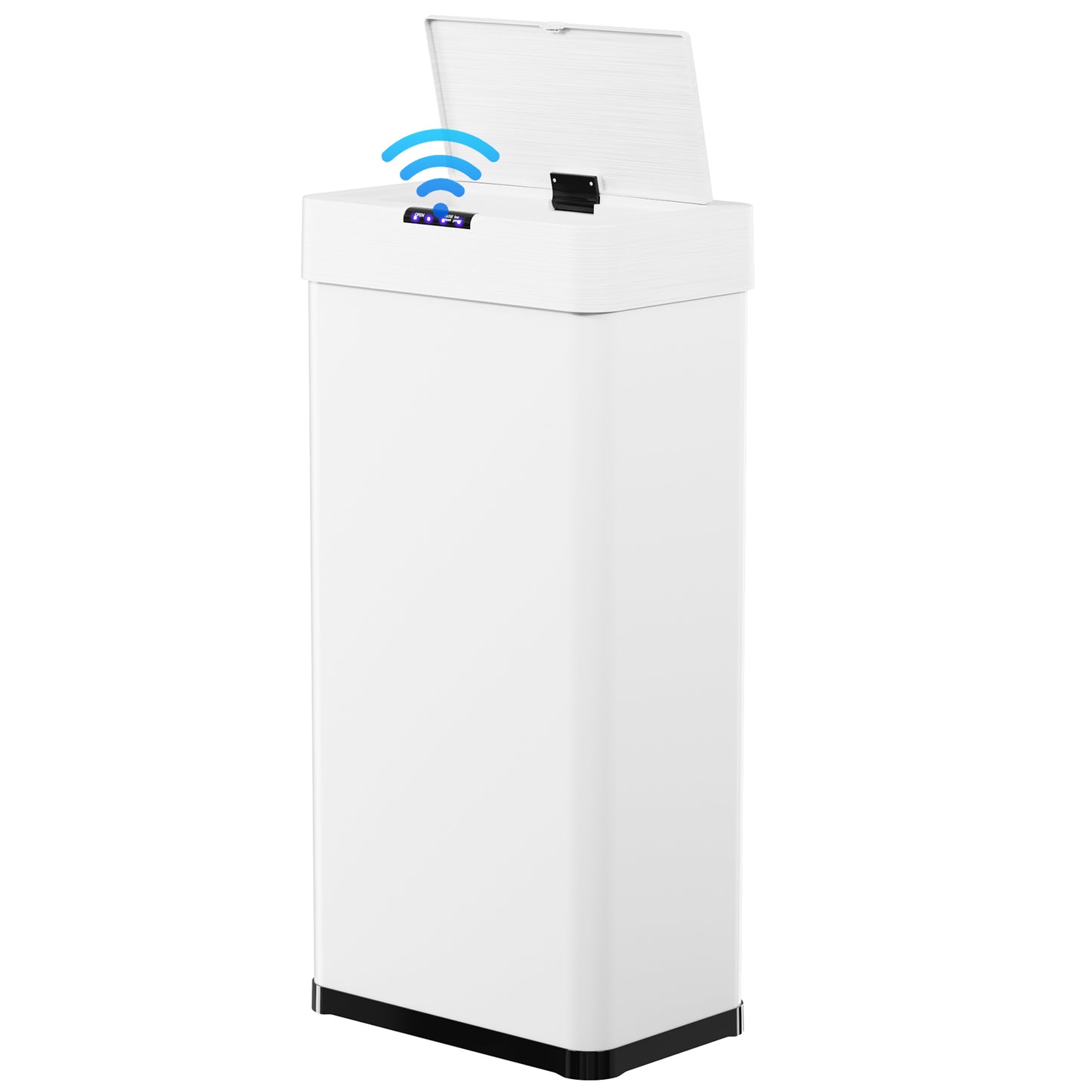 Arlopu 18.5 Gal Automatic Trash Can,Sensor Motion Stainless Steel Garbage Bin, Touchless Smart Waste Bin