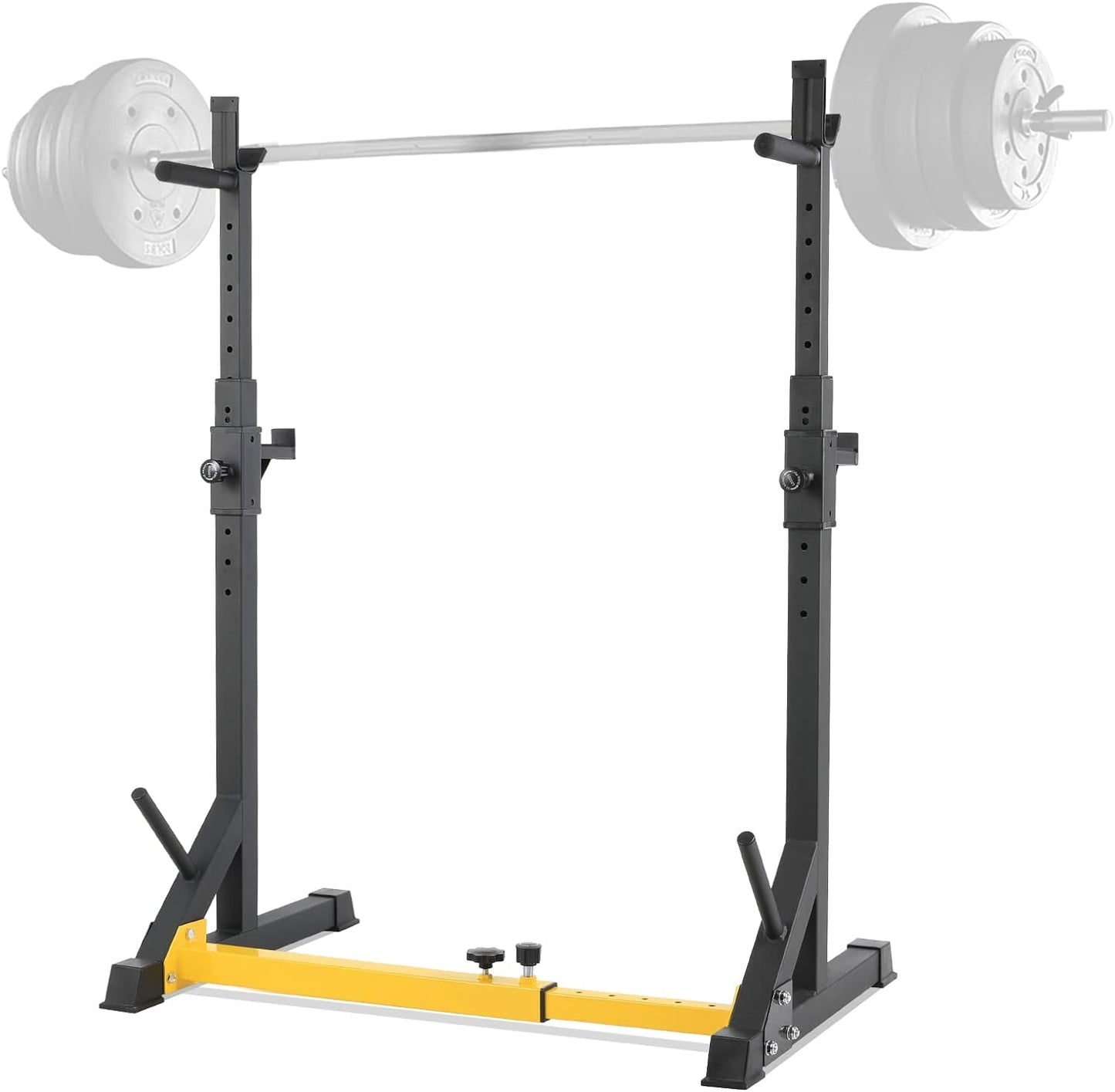 Arlopu Squat Rack Stand Adjustable Bench Press Rack Barbell Rack Stand for Home Gym Strength