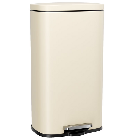 Arlopu 13.2 Gallon Trash Can, Stainless Steel Kitchen Garbage Bin for Kitchen Home Office