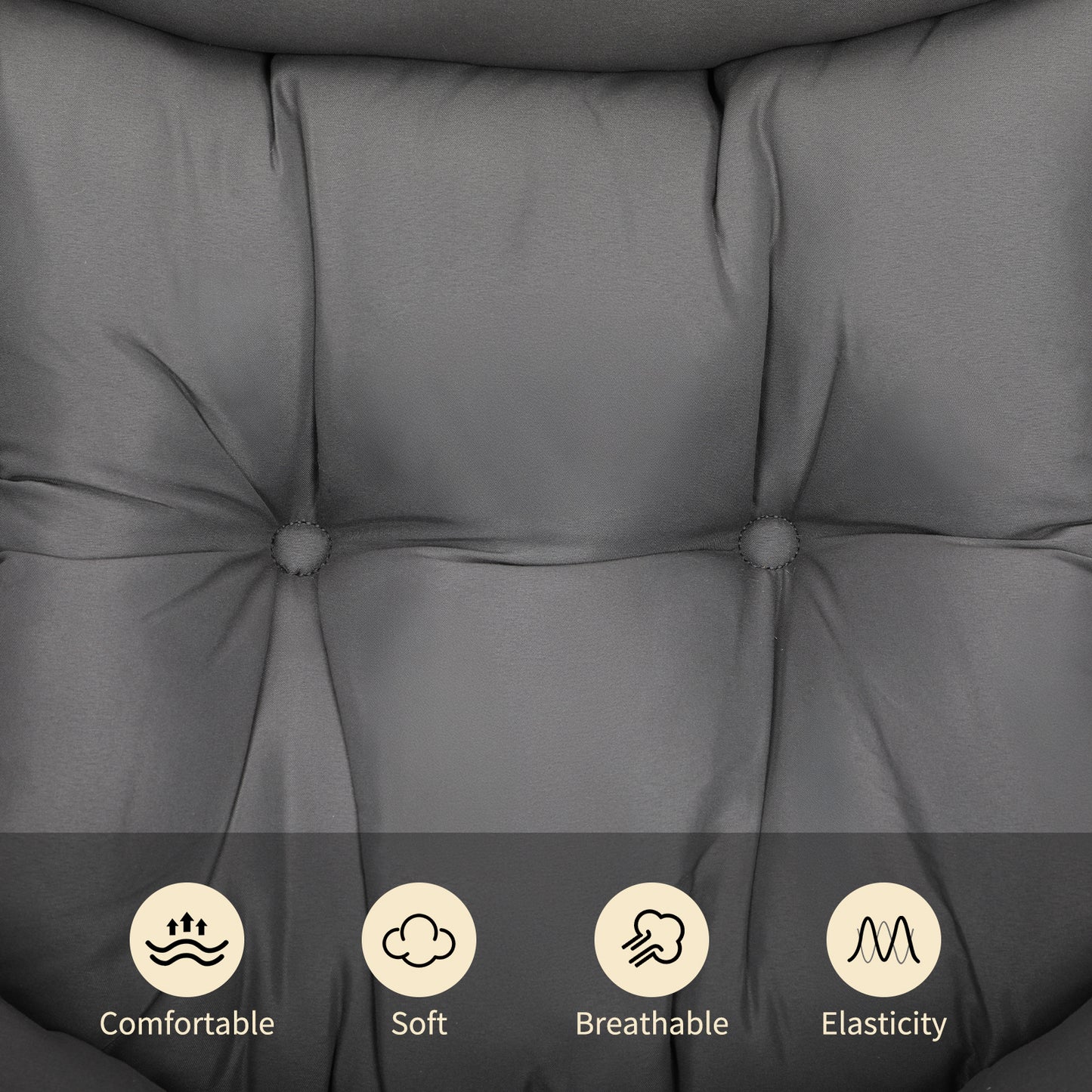 Arlopu Lazy Chair with Ottoman, Comfy Lounge Chair, Oversized Reading Armchair with Folding Footrest & Side Pocket for Living Room, Bedroom, Office