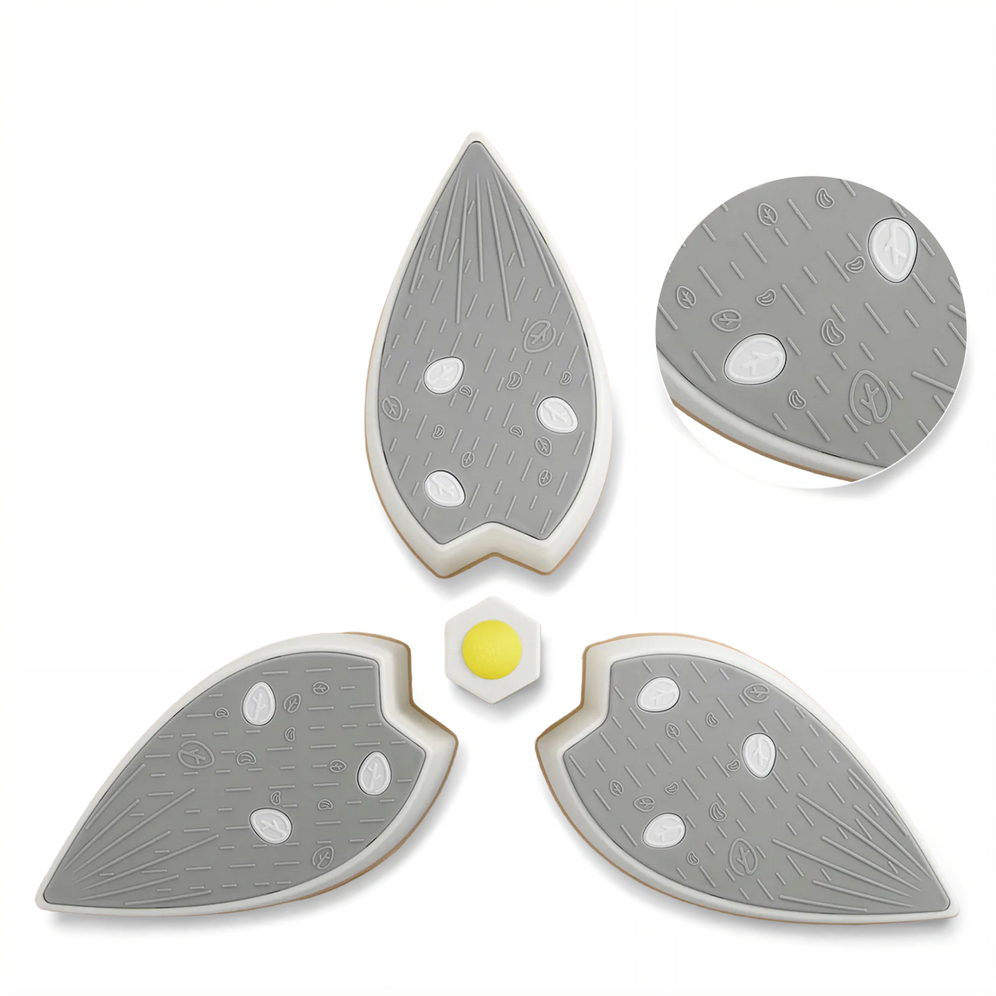 Arlopu Stepping Stones, Non-Slip, 3 Balance Stone Pieces, Sensory Toys for Ages 3+